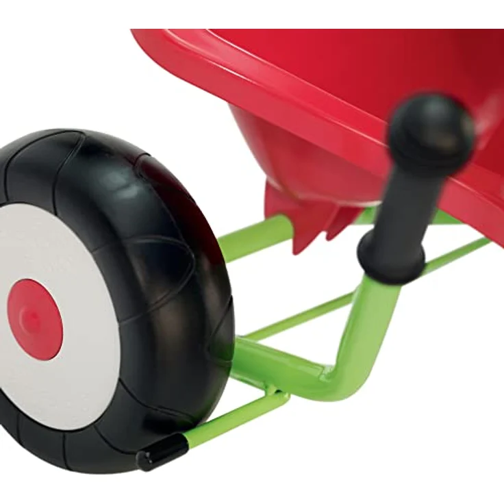 Kettler Funtrike Emma - das coole Dreirad mit Schiebestange - Kinderdreirad für Kinder ab 2 Jahren - stabiles Kinderfahrzeug inkl. kippbarer Sandschale - grün & rot – Bild 7