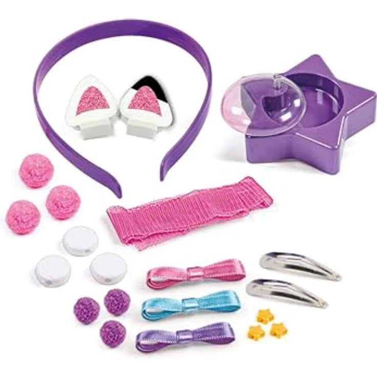 Clementoni Gabby's Dollhouse Hair Accessories Set - Kostümzubehör für Mädchen ab 6 Jahre, Haar-Accessoires Spiel, inspiriert von der Netflix-Serie - 18800 – Bild 4