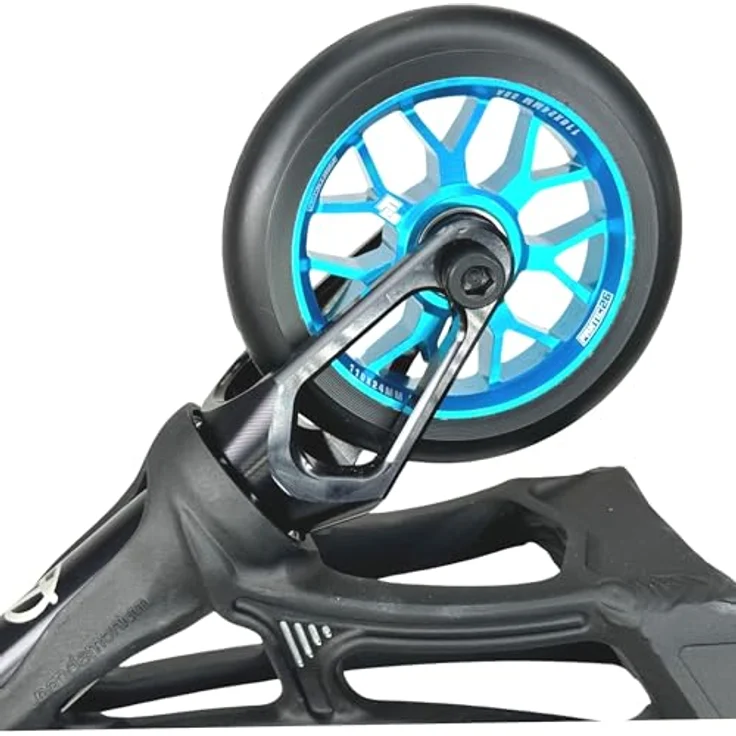 Fantic26 Stuntscooter Fantic26 Spy7 Stunt-Scooter Rolle 110mm Abec11 Türkis/Pu Schwarz, Aluminiumlegierung, ABEC-11 Kugellager, 88A Härte – Bild 5