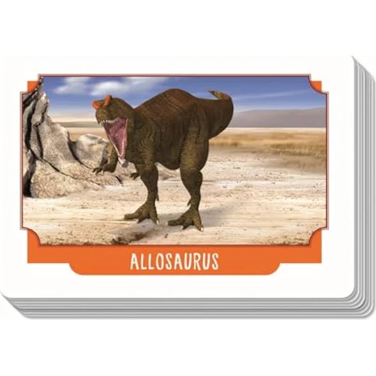 Clementoni Galileo Games Rekordverdächtige Dinosaurier, Kartenspiel für Erwachsene und Kinder ab 6 Jahren mit 6 Spielmodi, ideal als Reisespiel, 59341 – Bild 4