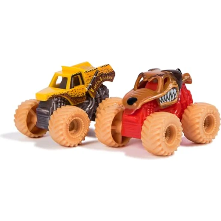 Monster Jam Mini 1:87 Launchers Playset, mit 2 Mini Monster Jam Trucks und verstellbarer Rampe – Bild 6