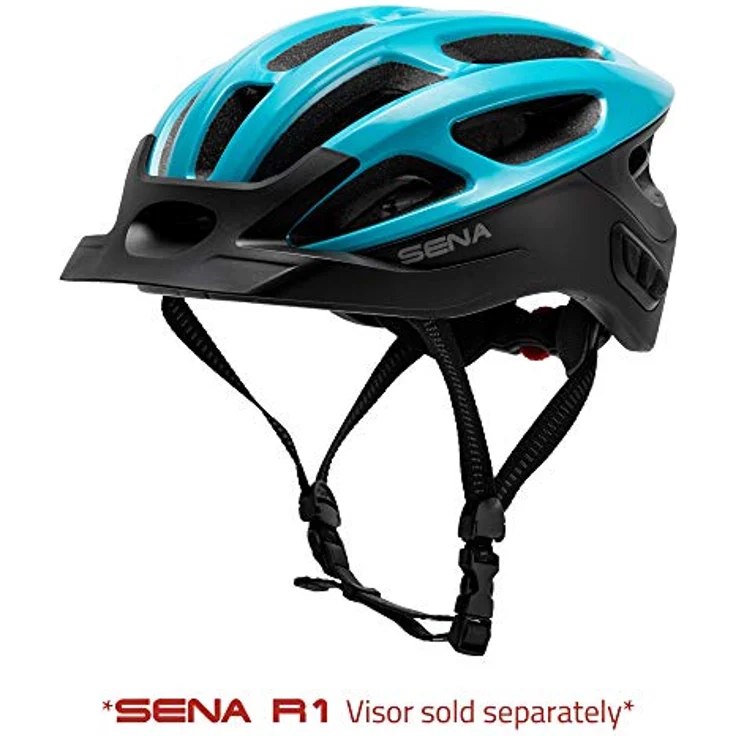 Sena R1 der Smarte Fahrradhelm (Ice Blue, S) – Bild 3
