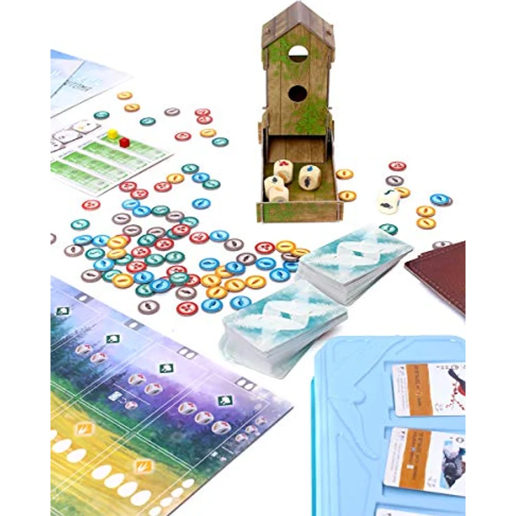 Inateck Rebel | Auf Flügeln | Brettspiel für 1-5 Spieler, Familienspiel ab 10 Jahren, Spielzeit 40+ min, Kennerspiel des Jahres 2019 – Bild 4