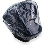 Hauck Regenschutz Babyschale Universal mit Trageöffnung, Kontakt-Fenster, Luftlöcher, Einfache Befestigung mit Gummizug, Regenverdeck Babyschale Klein Faltbar, Transparent