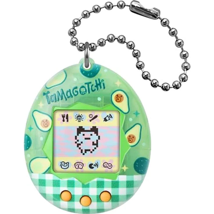 Bandai Original Avocado Tamagotchi, virtuelles Haustier mit interaktiven Spielmöglichkeiten, handliches Design – Bild 1