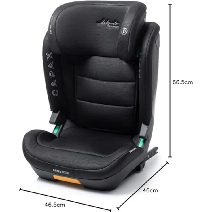 Babyauto Capax Autositz i-size, mit Isofix, 15 bis 36 kg, verstellbare Kopfstütze für 4 bis 12 Jahre – Bild 7