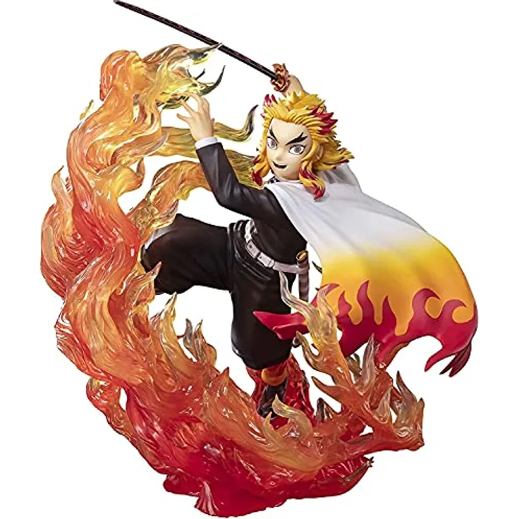 TAMASHII NATIONS Unbekannt Slayer – Kyojuro Rengoku Flamme – Statuette 18 cm, Sammelfigur