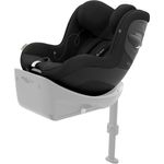Cybex Kindersitz Sirona G i-Size Magic Black, Babyschale mit 360° Drehkomfort und Luftzirkulation