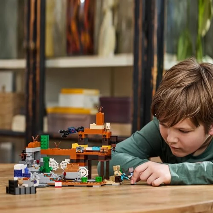 LEGO® Konstruktionsspielsteine Die Mine in den Badlands (21263), LEGO Minecraft, (538 St), Made in Europe – Bild 10