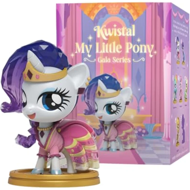 Mighty Jaxx Kwistal Fwenz My Little Pony Serie 3 Gala Edition, Sammelfigur mit magischer Kwistal-Optik und detaillierten Schönheitsflecken – Bild 3