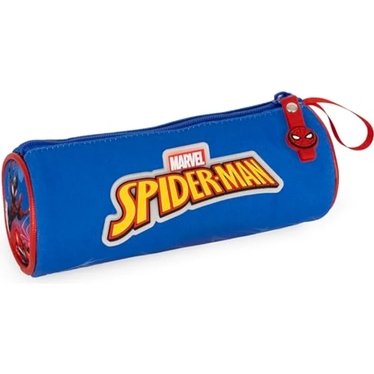 Clondo Schlampermäppchen Spiderman, praktisches Faulenzer-Format, 21x8 cm, robustes 600D Polyester, offizielles Lizenzprodukt – Bild 2