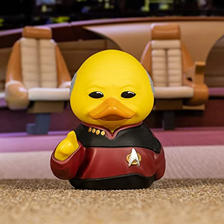 TUBBZ Box-Ausgabe Jean-Luc Picard, Sammler-Vinyl-Gummiente Figur, 9 cm groß, offizielles Star Trek Merchandise – Bild 3