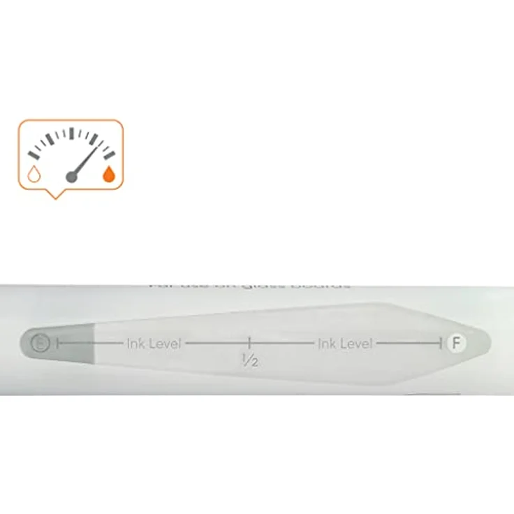 NOBO Glastafel Marker, Rundspitze, trocken abwischbar, Strichstärke 3 mm, weiß, VE=4 Stück – Bild 5