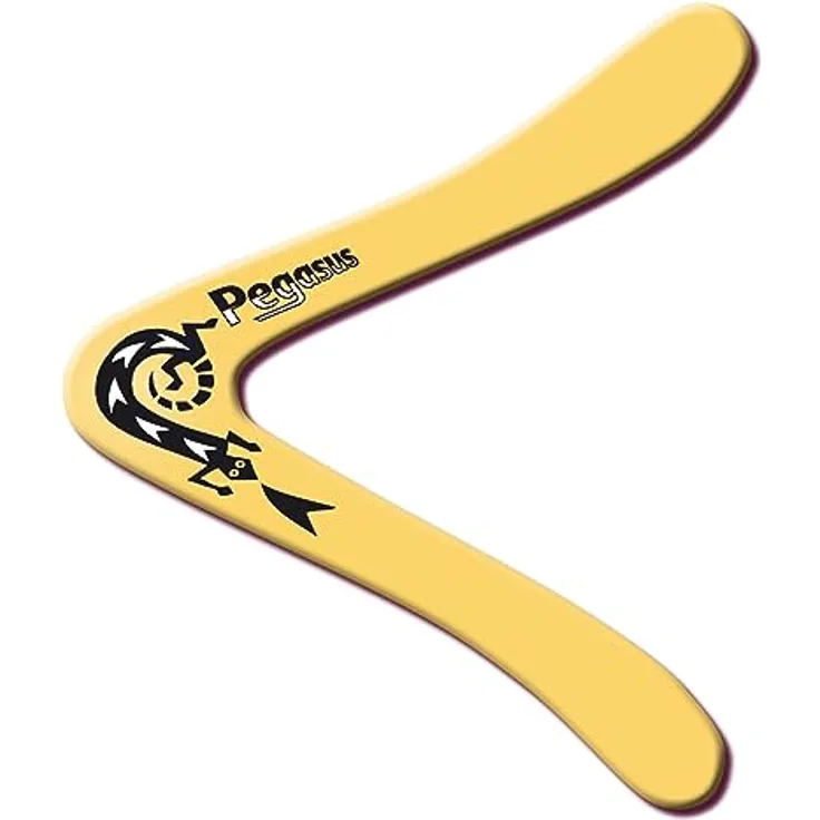 GÜNTHER FLUGSPIELE Boomerang Pegasus B, 25 cm, unzerbrechliches Polypropylen, für Kinder ab 12 Jahren, klassischer Bumerang mit Rückkehrfunktion