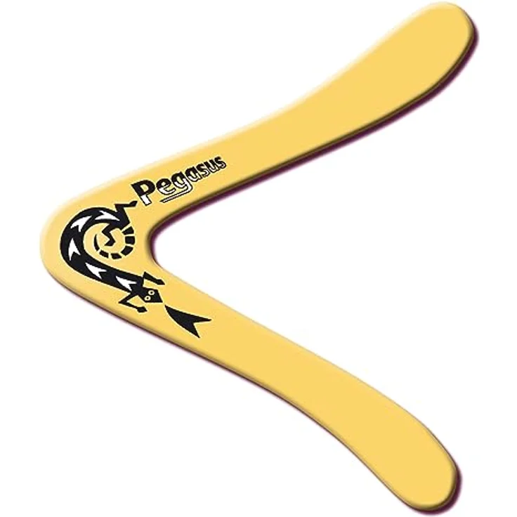 GÜNTHER FLUGSPIELE Boomerang Pegasus B, 25 cm, unzerbrechliches Polypropylen, für Kinder ab 12 Jahren, klassischer Bumerang mit Rückkehrfunktion – Bild 1