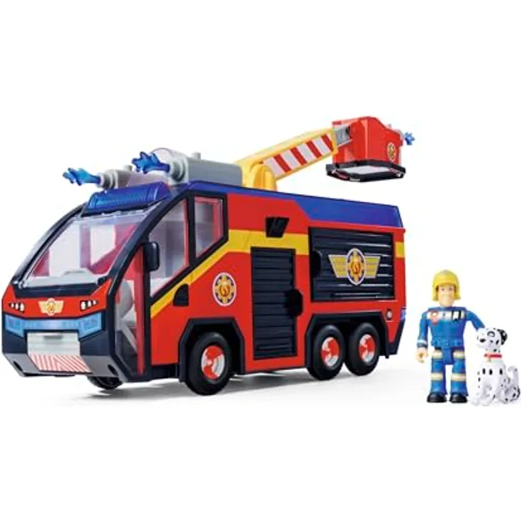 Simba Sam Jupiter, Feuerwehrlöschwagen mit ausziehbarer Leiter und Platz für Figuren