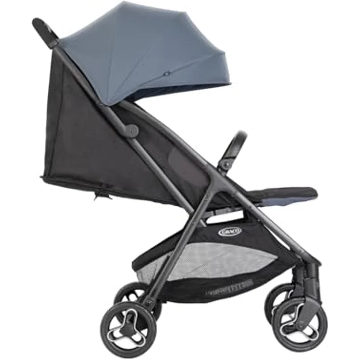 Graco Myavo™ Reisebuggy, leicht und schnell zusammenklappbar, ab Geburt bis ca. 4 Jahre, blau Stormy – Bild 4