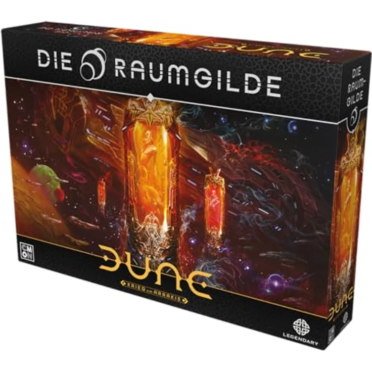 CMON, Dune: Krieg um Arrakis – Die Raumgilde, Erweiterung, Expertenspiel, Strategiespiel, 2-4 Spieler, Ab 14+ Jahren, 120 Minuten, Deutsch, Brettspiel – Bild 3