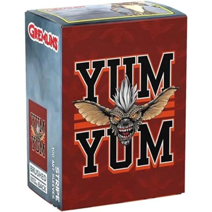 Dragon Shield Brushed Art Sleeves Gremlins Stripes, 100 CT - Premium TCG Sleeves für Pokemon, Flesh & Blood, One Piece & Magic: The Gathering, Matte Oberfläche für verbessertes Mischen – Bild 2