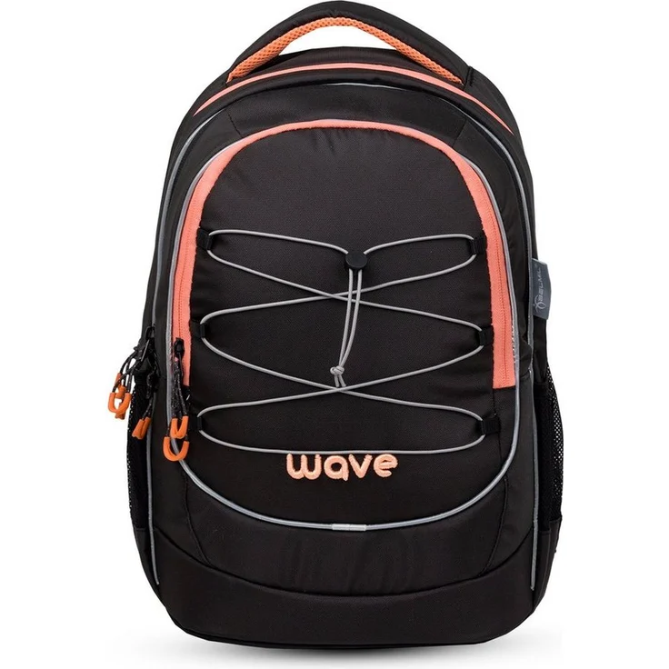 Wave Boost Schulrucksack, leichter Schulrucksack mit 30 L Volumen, Laptopfach und verstellbaren Schultergurten