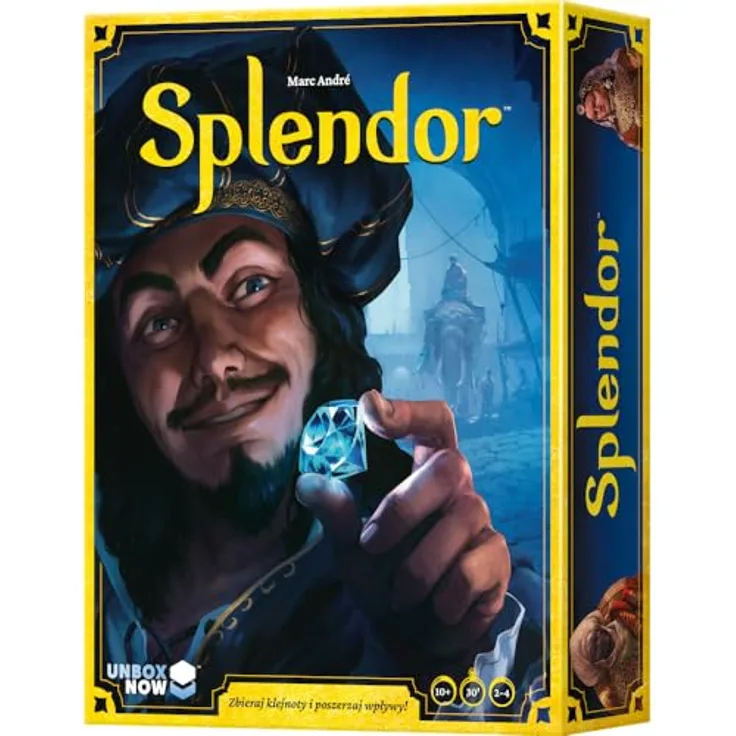 Rebel SPLENDOR Spiel Basisversion Original Standard, Brettspiel mit 90 Entwicklungskarten und strategischem Gameplay