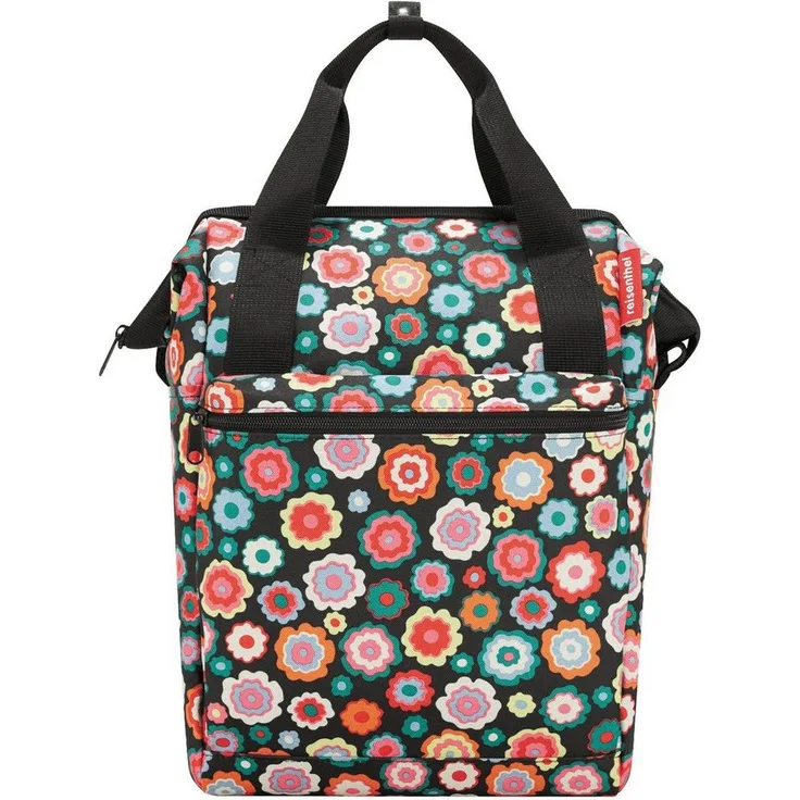 KlickFix Gepäckträgertasche ROOMY GT, Kinderfahrradtasche mit Vario E Haken, grau