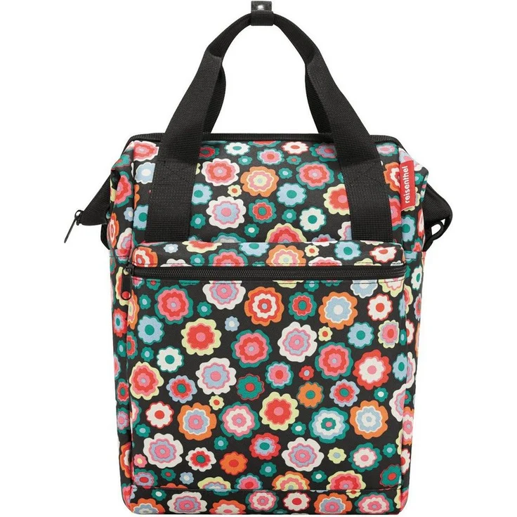 KlickFix Gepäckträgertasche ROOMY GT, Kinderfahrradtasche mit Vario E Haken, grau