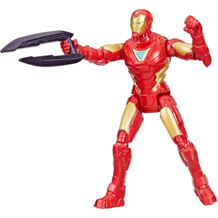 AVENGERS Marvel Avengers VenomVersus Anti-Venom Iron Man Figur, bewegliche Action-Figur mit 9 Bewegungspunkten, rot und gold – Bild 3