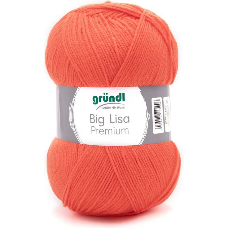 Gründl Big Lisa Premium Häkelwolle, 665 m, 100% Polyacryl, ideal für Applikationen und Kleidungsstücke – Bild 1