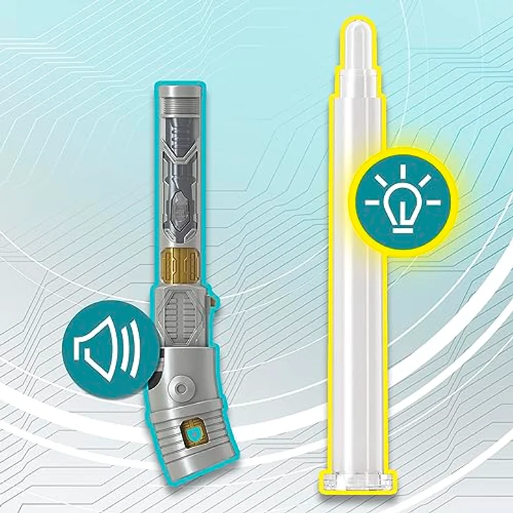 Star Wars Hasbro Elektronisches Schwert mit Licht und Sound Effekten, Mod Sdos, 6,3 x 54 x 8,5 cm, Various Models (F7426) – Bild 6