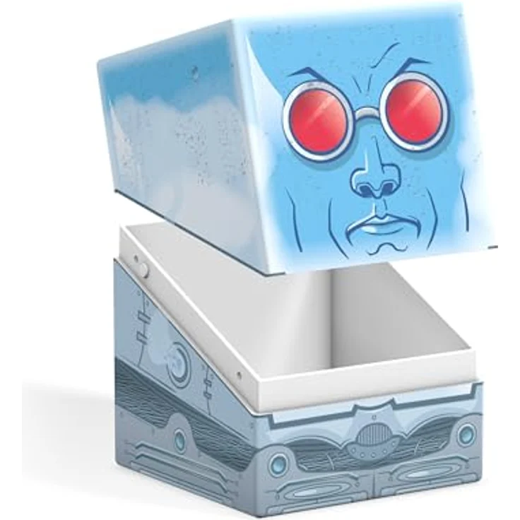 Squaroes Squaroe Batman: Gotham City GC010 - Mr. Freeze, Sammelbox für 100 Spielkarten, hergestellt aus 78% erneuerbaren Rohstoffen – Bild 4