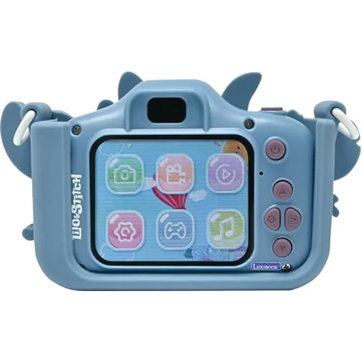 Lexibook Kinderkamera mit Schutz Stitch, robuste und benutzerfreundliche Kamera für Kinder ab 3 Jahren, leichte Handhabung, kreative Förderung, bunte Farben – Bild 2