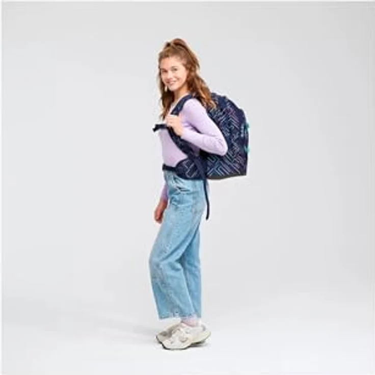 Satch Pack Schulrucksack Purple Laser – Bild 6