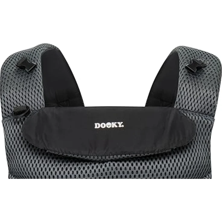 Dooky Babytrage Urban Comfort, ergonomische Trage für 3,5 bis 15 kg, faltbar, Grey Sapphire – Bild 11