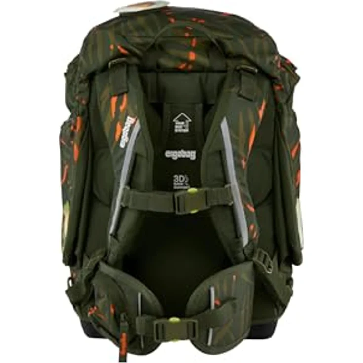ergobag Pack Set, ergonomischer Schulranzen flexibel 6-teilig für 1. Klasse, wasserdicht, individualisierbar, für Mädchen und Jungen – Bild 4