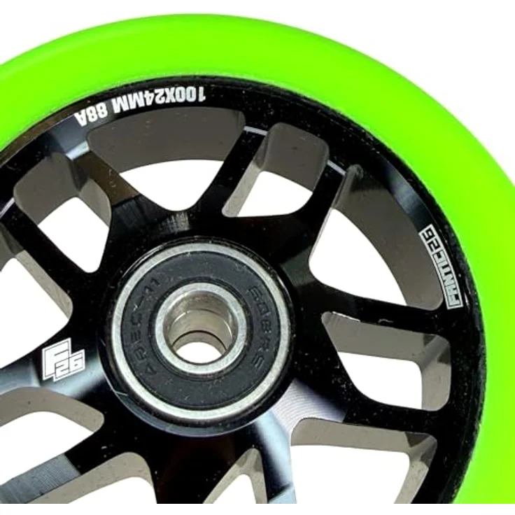 Fantic26 Base Stunt-Scooter, 100mm Rolle mit ABEC-11-Kugellagern und Aluminiumkern 6061-T6, leicht und robust – Bild 2