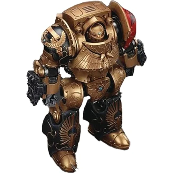 Joy Toy Warhammer The Horus Heresy Legio Custodes Contemptor-Achillus Dreadnought, 25 cm Actionfigur mit Zubehör – Bild 4