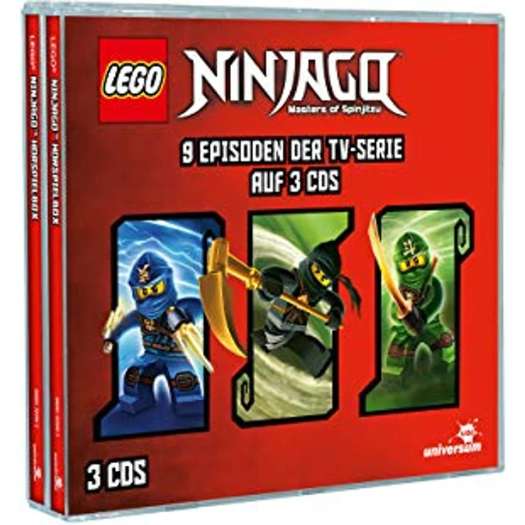 Leonine Hörspiel LEGO® Ninjago Hörspielbox 2, spannendes Hörspielabenteuer für Kinder ab 6 Jahre – Bild 3