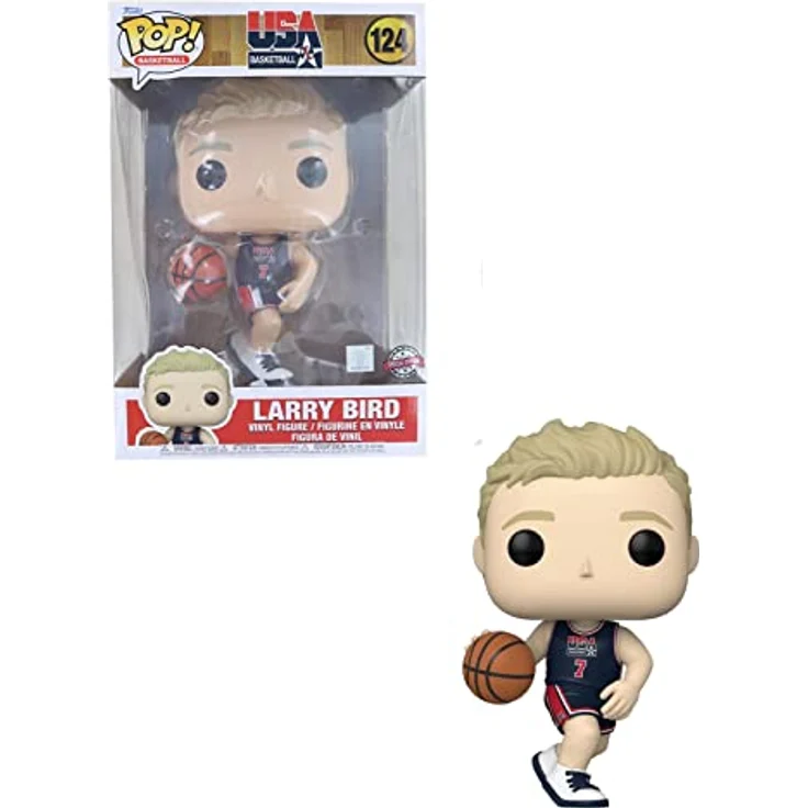 Funko Basketball Super Sized Jumbo POP! Vinyl Figur Larry Bird (Team USA) 25 cm, Sammelfigur in guter Qualität – Bild 3