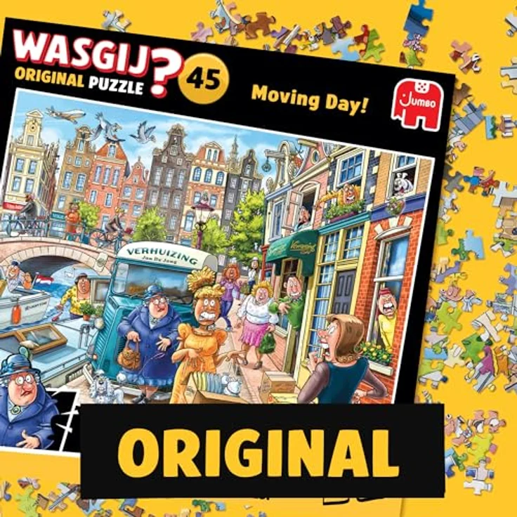 Jumbo Wasgij Original 45 Moving Day 1000 Teile Puzzle für Erwachsene - Bunt, Herausfordernd & Brainteasing - 100% recycelter Karton Jumbo – Bild 3