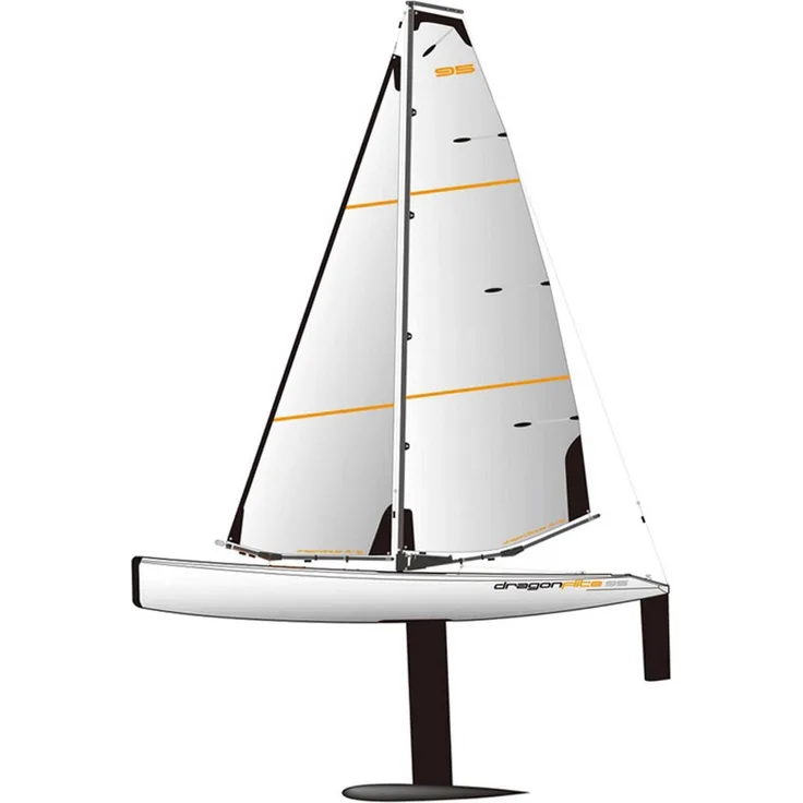 Joysway Dragon Flite 95 V2 PNP Profi Segelyacht mit Segelwinde - 95cm Rumpflänge