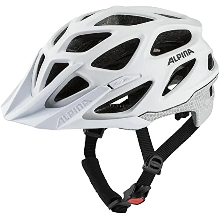 ALPINA MYTHOS REFLECTIVE - Reflektierender, Optimal Sichtbarer & Sicherer Fahrradhelm Mit Fliegennetz Für Erwachsene, white reflective, 52-57 cm – Bild 1