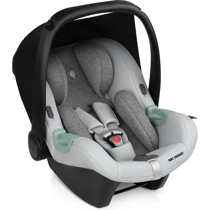 ABC Design Babyschale Tulip, i-Size Autokindersitz, ab Geburt bis 13 kg, Pure Edition Nature - Petrol