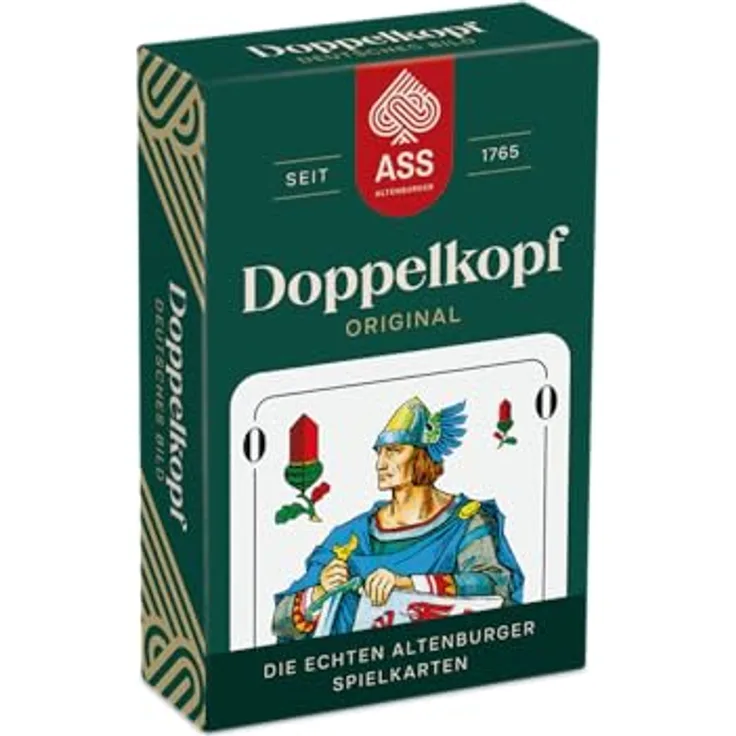ASS Altenburger FSC Doppelkopf, Kartenspiel mit deutschem Bild in Faltschachtel, White