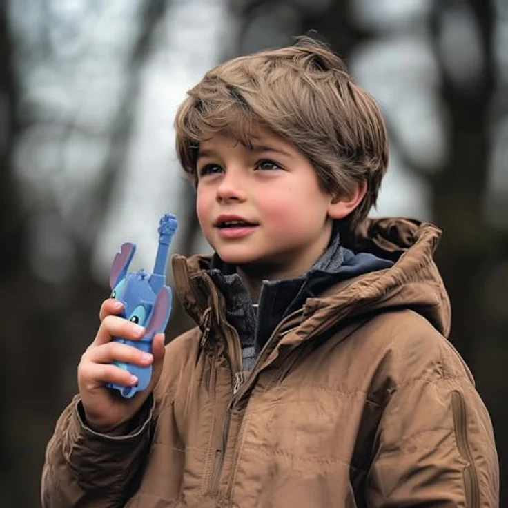 Lilo & Stitch Walkie Talkie, 3D-Design für Kinder, ideale Kommunikation für Abenteuer im Freien und Indoor – Bild 3