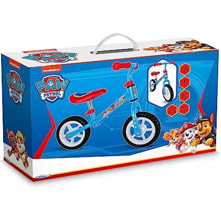 STAMP PA450006 PAW Patrol Running Bike, Blue-RED-Yellow, 25 cm – Bild 3