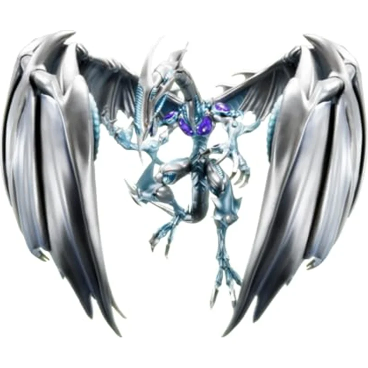 TAMASHII NATIONS Yu-Gi-Oh! 5D's Stardust Dragon S.H.MonsterArts Actionfigur, ca. 53 cm, mit Ersatz-Handgelenkteilen und Effektteilen – Bild 1