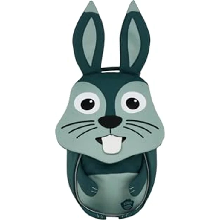 Affenzahn Kleiner Freund Kindergartenrucksack, 26 cm, blauer Rucksack mit Brustgurt und Reißverschluss – Bild 1