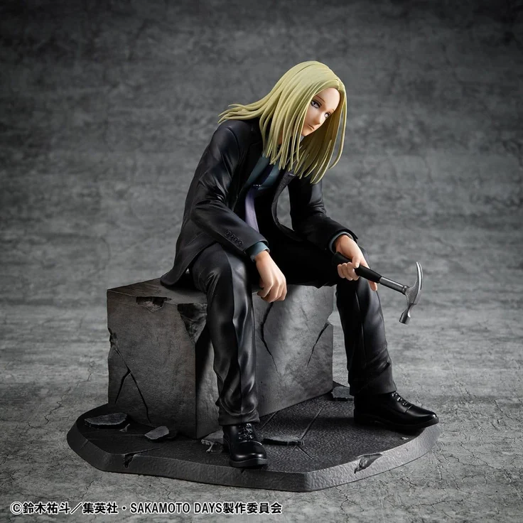 Megahouse Sakamoto Days Shishiba PVC-Statue, 18 cm, detailgetreu in bedruckter Box