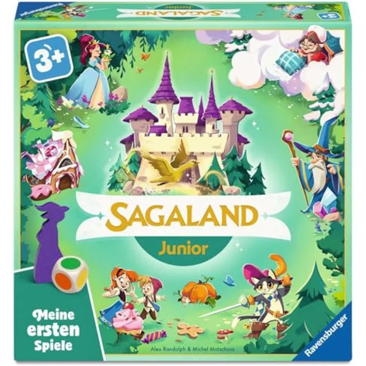 Ravensburger Sagaland Junior - Brettspiel für Kinder ab 3 Jahren, 2-4 Spieler, trainiert Merkfähigkeit und Konzentration – Bild 1